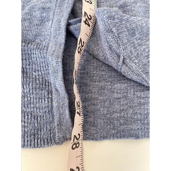 Madewell Cardigan Size XXS Oversized Blue Ryder Sweater Open Front Cotton G5474 - Picture 9 of 9
